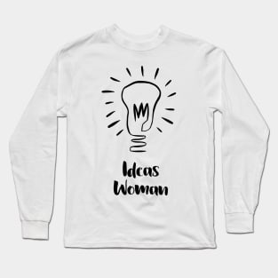 Ideas Woman Long Sleeve T-Shirt